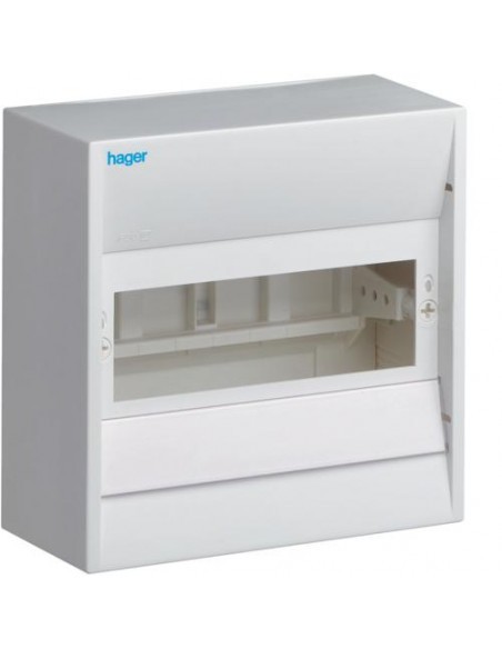 Coffret cache-borne 8 modules Hager GD108A isolant et compact pour disjoncteur
