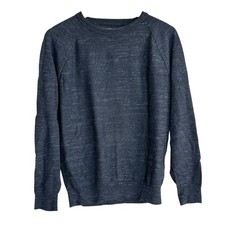 J.Crew cotton crew neck sweater Top Men's Size Small Gray Heather Pullover F9518