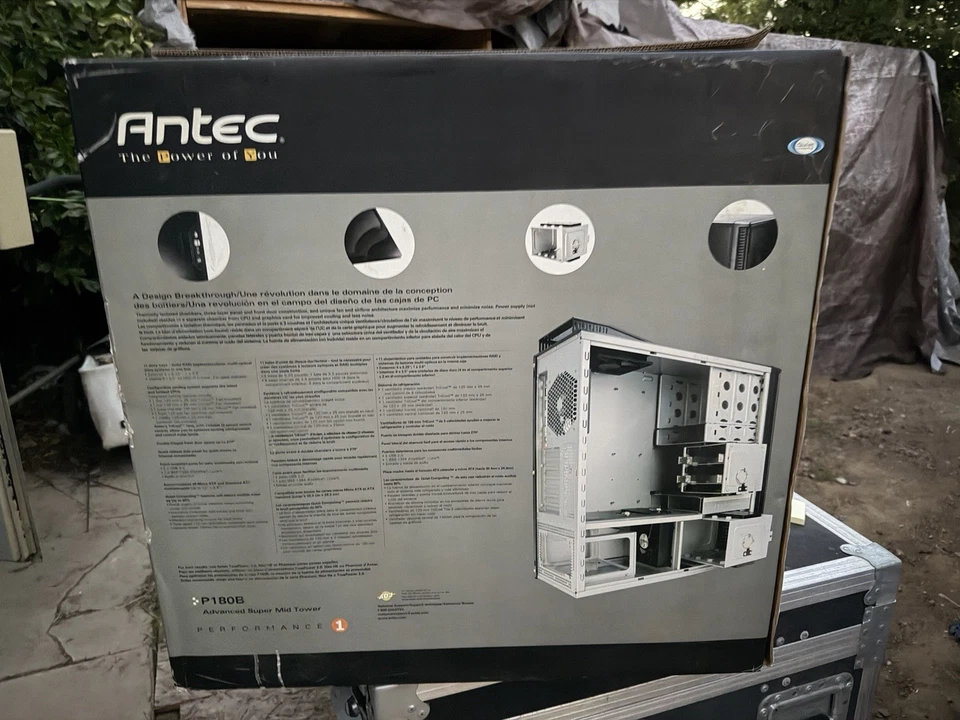 NEW Antec P180B (BLACK) Performance Advanced Super Mid Tower - Image 2 of 4
