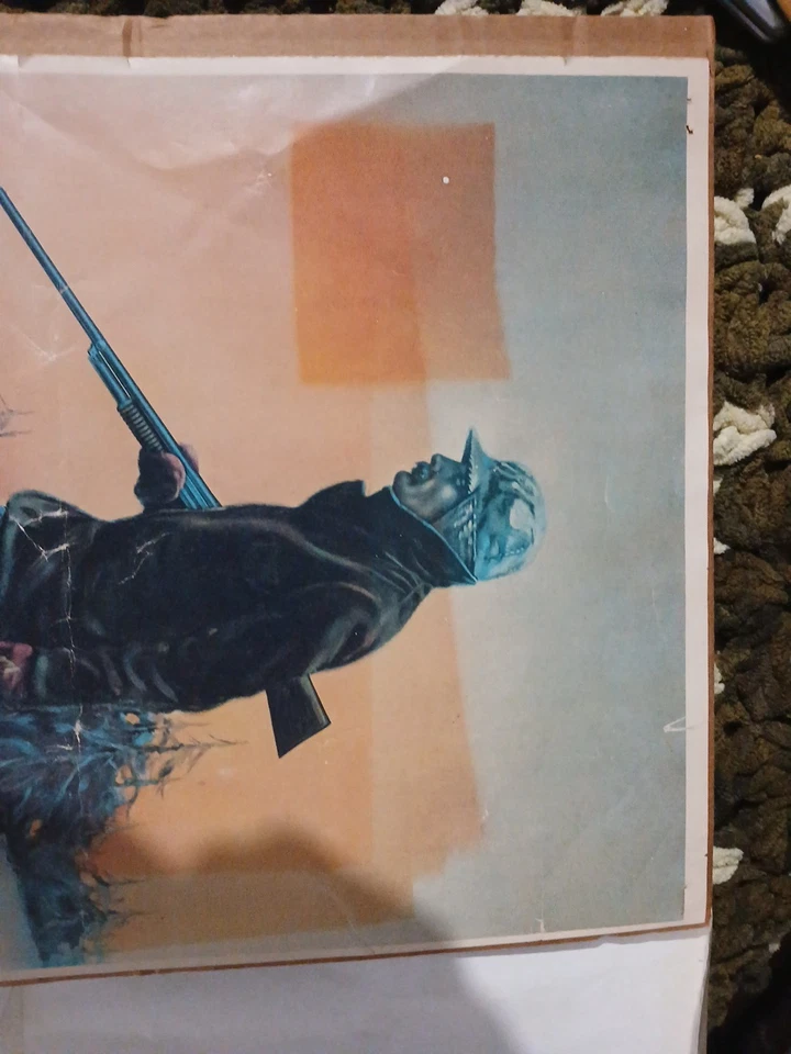 Póster publicitario Remington UMC vintage firmado enmarcado años 20 Foto 4 de 4