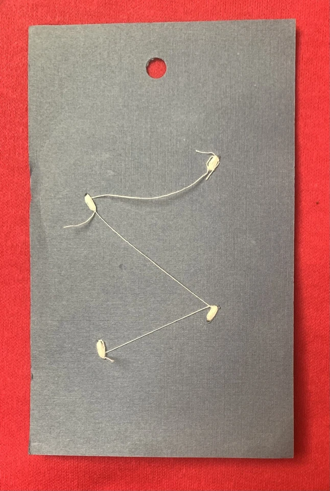 *VTG* ceramic buttons set (4) by Village Stitchers “seeds packets” NEW on card. - Image 2 of 3