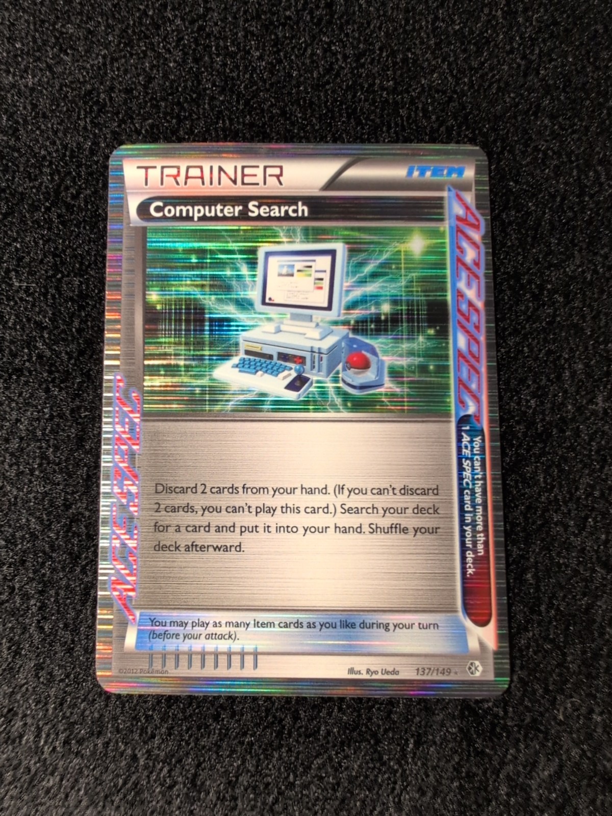 Computer Search - 137/149 - Pokemon Boundaries Crossed Black White Rare Card NM