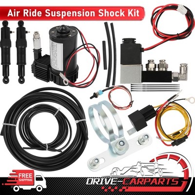 Dirty Air Rear Basic Bagger Air Ride Rear Suspension Shock Kit Harley FLH 17-UP