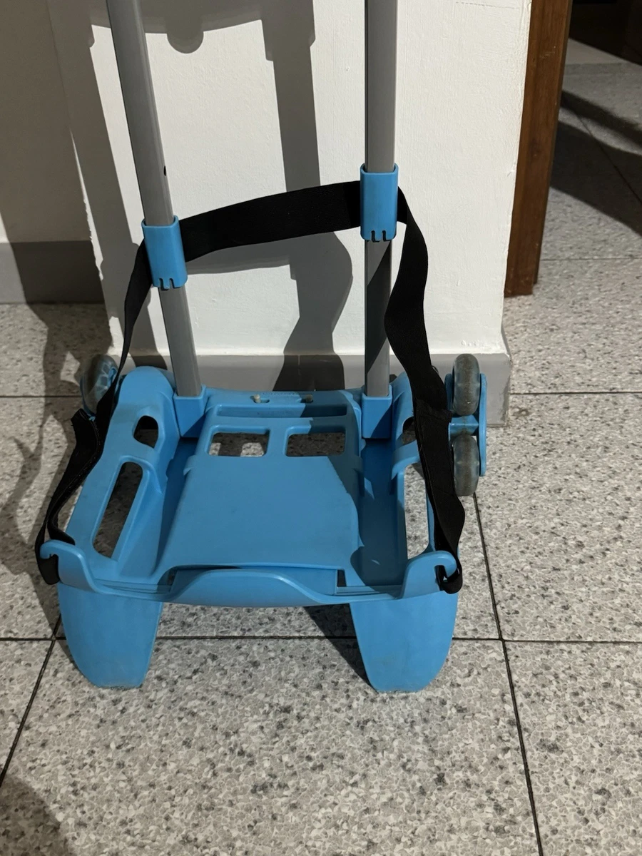 BE BOX SJ SEVEN - Trolley Zaino Orta Con Triple Ruote, Pieghevole, Verde Fluorescente - 2