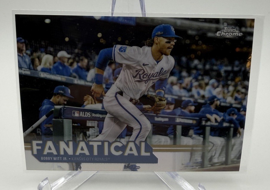 2025 Topps Chrome Fanatical SSP Card Bobby Witt Jr. #FAN-1 Kansas City Royals