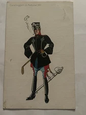 CARTOLINA UMORISTICA CAVALLEGGERI DI PADOVA FP VIAGGIATA 