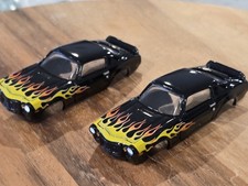 JOHNNY LIGHTNING HO SLOT CAR BODY CHEVY CAMARO BLACK W FLAMES BRAND NEW