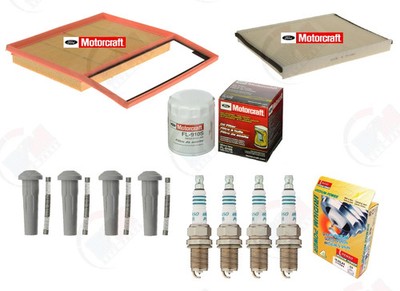 MOTORCRAFT Tune Up Kit w/ DENSO ''Iridium'' SMP Boots for 13-18 Ford C-MAX Fusion