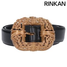 Chrome Hearts CELTIC 1.5 C B Centerbar Bronze Buckle Leather Belt Men's 32 Used