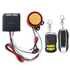 Motorcycle Alarm System Anti Theft System with Double Remote Control 12v Univ...