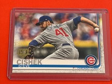 2019 Topps Baseball 150th Anniversary Gold Stamp Parallel Steve Cishek Cubs #645