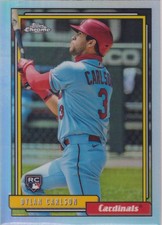 2021 Topps Update #TC92-45 Dylan Carlson 1992 Topps Redux Chrome