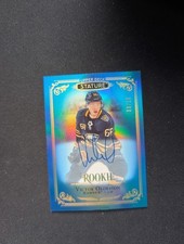 2020-21 Upper Deck Stature Rookie Autograph Blue Victor Olofsson RC Auto /15