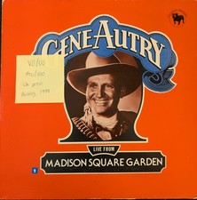 Gene Autry Live From Madison Square Garden Vinyl Record LP VG/VG BDL 1024 1978