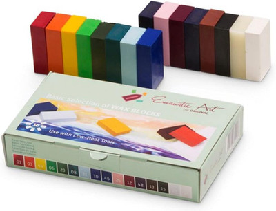 Mercurius  Wax 16 Wax Block Colors Basic Selection New in the Box