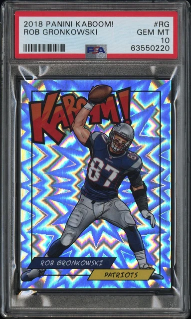2018 Panini Kaboom! Rob Gronkowski #K-RG PSA 10 - Preisvorschläge senden