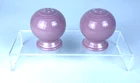 Fiestaware Ball Salt & Pepper Shakers Rose Pink Retired Fiesta 2"