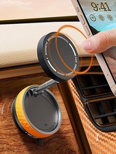 2025 Upgraded Vacuum Magnetic Car Phone Holder 360 Adjustable Strong Suction