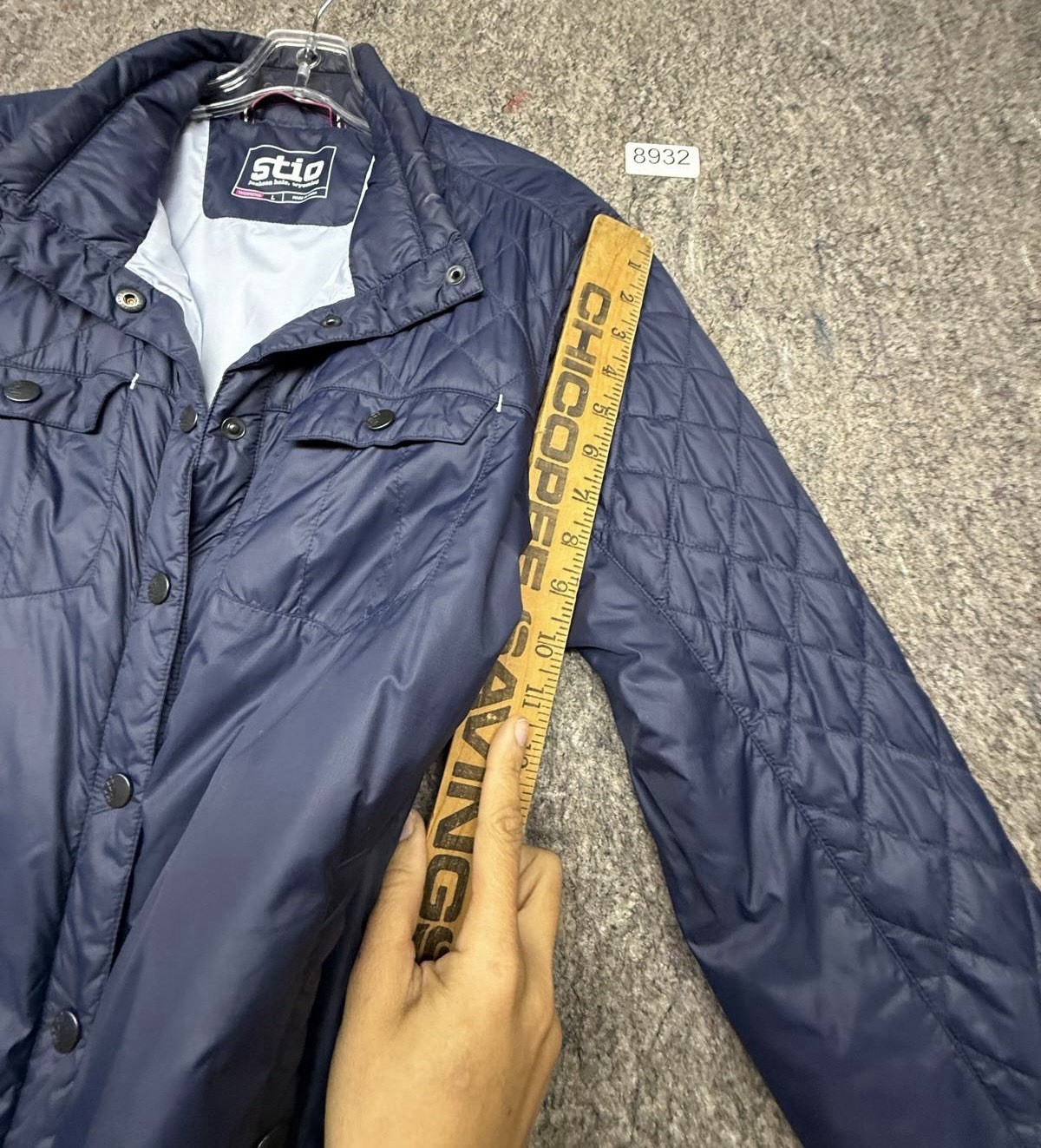 Stio Women’s Shirt Jacket Skycrest Insulated Quilted Snap Blue Size L