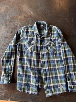 (2) Men s XL , More Like L, Sub pop flannel Shirt