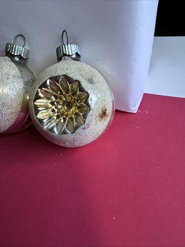 Adornos de Navidad Brite Brites Brites de Colección Doble Sangría Oro Rosa Plata Mica - Imagen 4 de 7