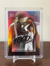 VICTOR WEMBANYAMA RC 2023 TOPPS NOW 1000TH 1000 POINT SPURS VW1