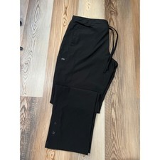 Barco One 5205 Womens 4 Pocket Cargo Track Scrub Pants XL Straight Snap Leg