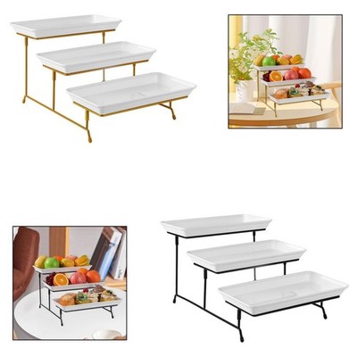 Serviertablett, Cupcake Ständer, dekorative Serviertabletts, wiederverwendbar und