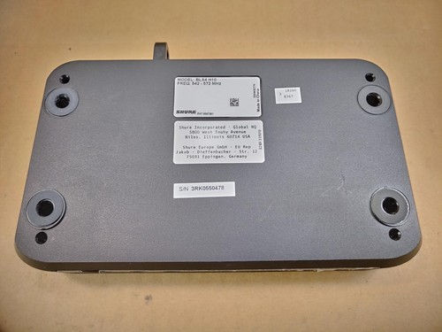 SHURE BLX4 H10 542-572MHz Wireless Receiver w/ OEM Power Adapter ✔✔✔ - Picture 8 of 9