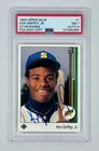 Signed 1989 UD Ken Griffey Jr. Star Rookie Card PSA 7, AUTO 8, (2026) DNA Cert