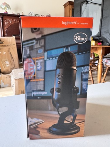 NEW SEALED - Logitech Blue Yeti Premium Multi-Pattern USB Condenser Microphone