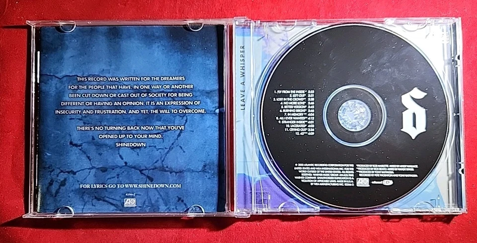 SHINEDOWN - LEAVE A WHISPER ( CD, 2003 ) Foto 2 de 3