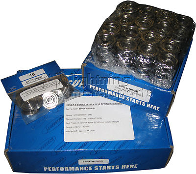 SUPERTECH SPRK-H100DR Dual Valve Springs & Retainers GSR B18C1 B16A B17