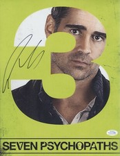 Seven Psychopaths Colin Farrell Autographed Signed 11x14 Photo ACOA #1