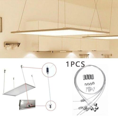Kit Accessori Filo Montaggio Sospensione Sospensione Pannello LED Luce Soffitto Alta Qualità - Foto 1 di 12