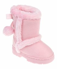Bebe girls/toddler Winter Boots Size 6, 7, 8 or 9 PINK NEW