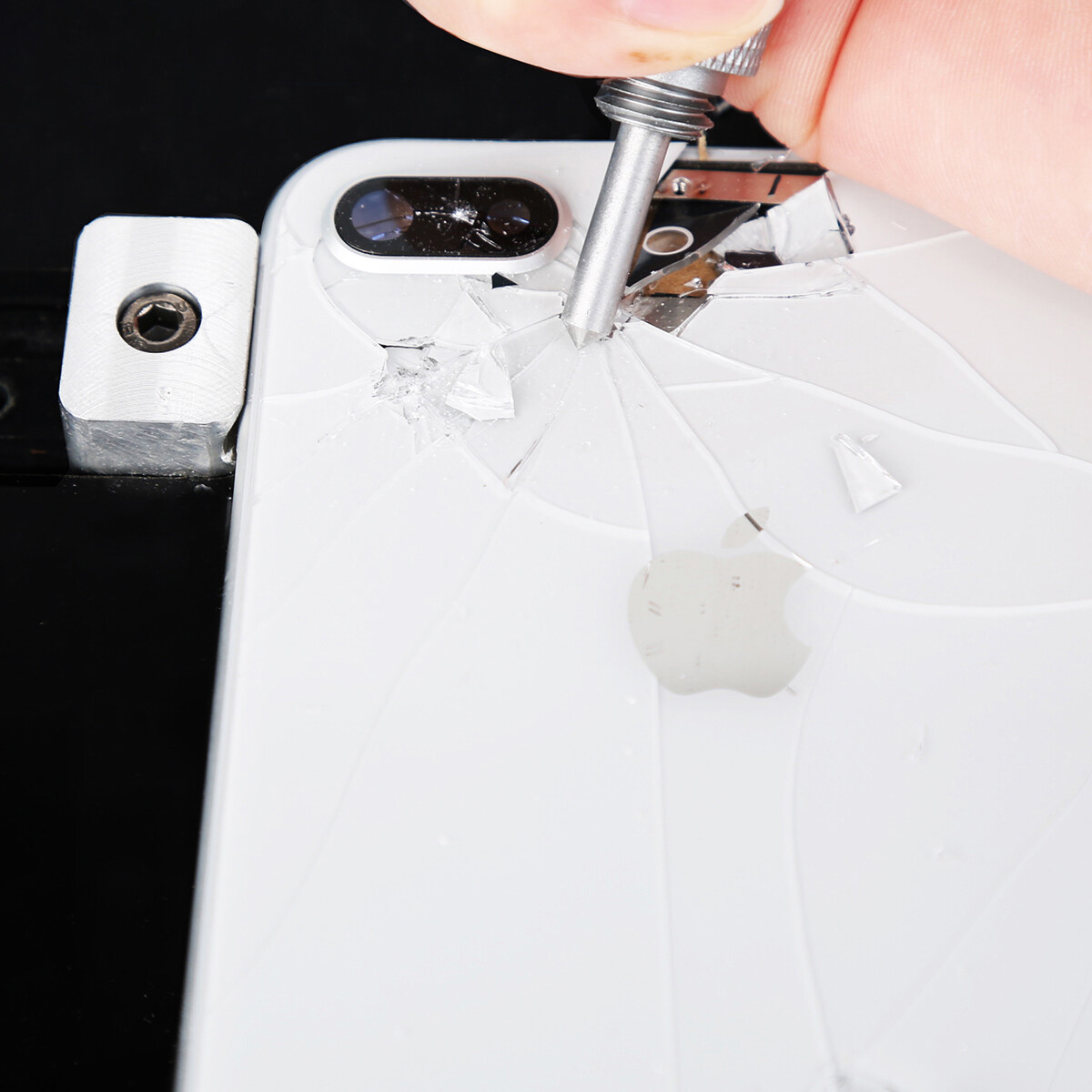 For iPhone Series X XS Back Cover Camera Glass Lens Break Crack