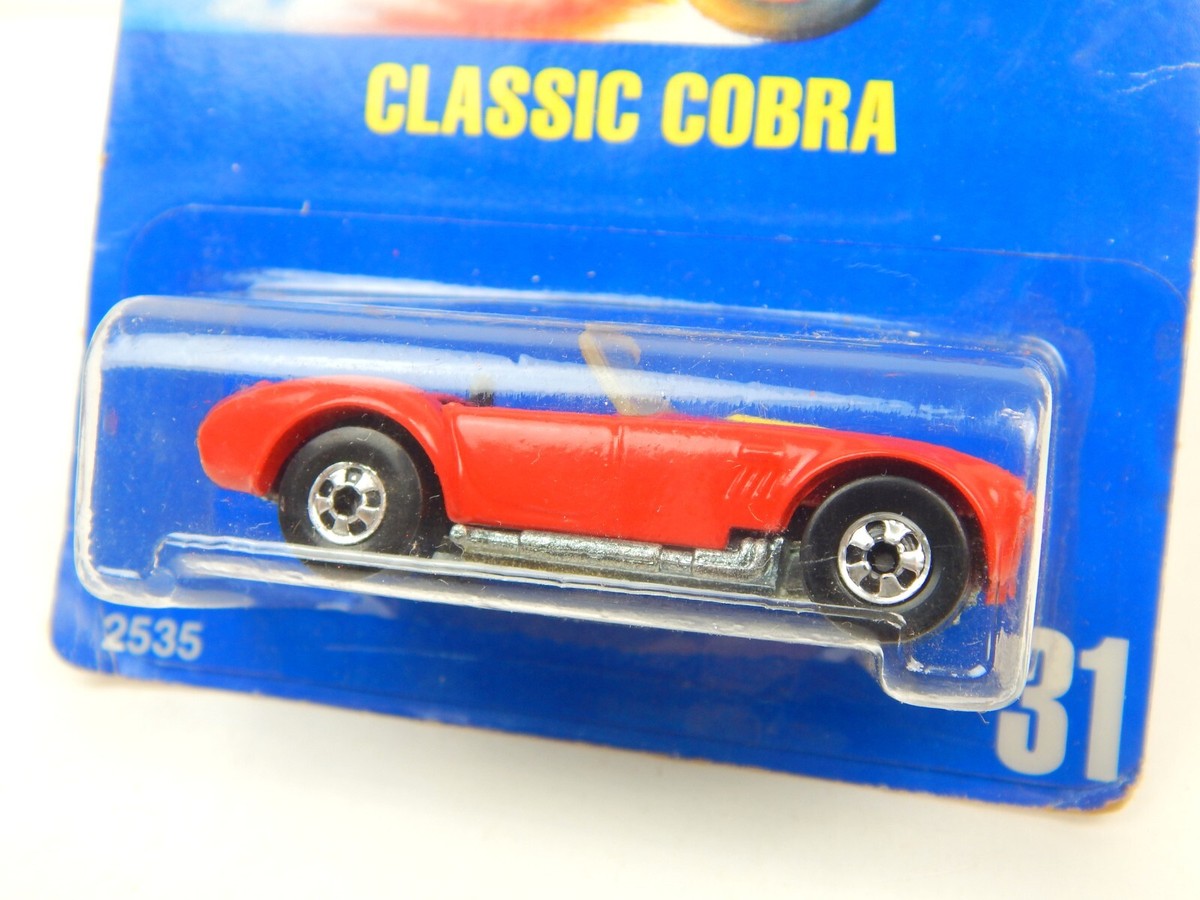 Hot Wheels Classic Cobra 2535 31 Yellow Stripes 1990 MOC | eBay