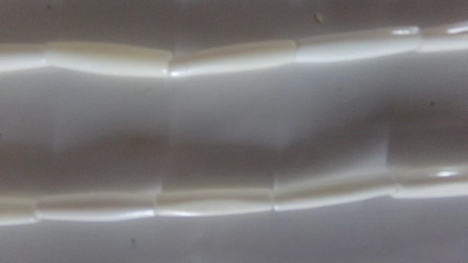 100 PIEZAS 1" BLANCO, NEGRO, "ANTIGUO", ROJO, MARRÓN HUESO DE BÚFALO CUENTAS DE PELO Foto 2 de 4