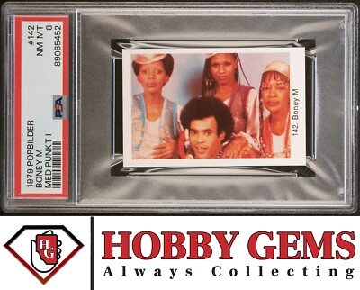 BONEY M PSA 8 1979 Popbilder Med Punkt IV Pop Culture R&B Band #142