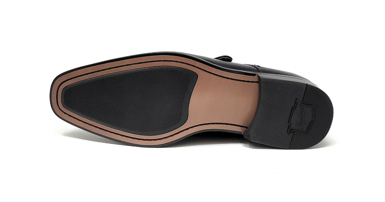 Florsheim Belfast Plain Toe Monk Strap 10.5 Men's Black