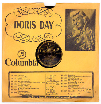 DORIS DAY I may be wrong /The very thought.. -Cover!-78rpm Schellackplatte S6896