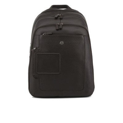 Mens backpack Piquadro Vibe CA1813VI brown leather large business bag for  laptop 8024671426299 | eBay