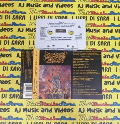 MC MALEVOLENT CREATION The ten commandments 1991 Holland RC no CD LP DVD VHS