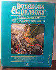 D&D Set 3: Companion Rules Box - Box Set TSR Dungeons & Dragon 1013 OOP RARE