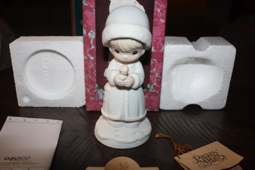 Precious Moments Figurine • May Your Christmas Be Merry • 1991 Enesco • 524166 - Picture 2 of 4