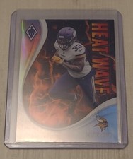 2021 Panini Phoenix Football DALVIN COOK Heat Wave Insert SILVER HOLO Vikings