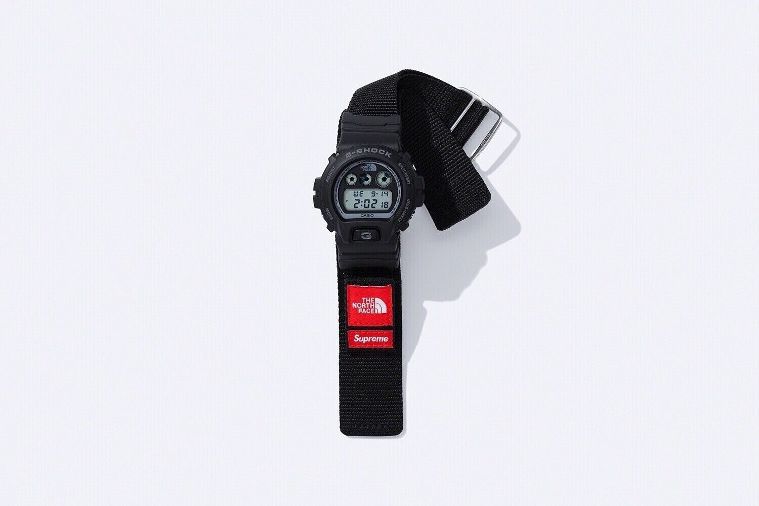 Supreme x The North Face G-Shock watch Black Brand New