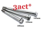 M10 x 100/ 120/ 145mm 1.25mm Pitch Titanium Flange Hex Bolt Race Spec Wire Hole