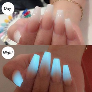 fluorescent nail powder